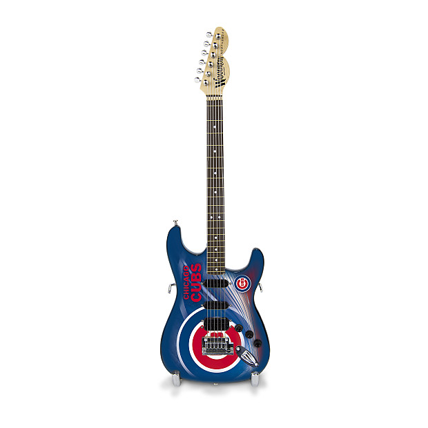 Woodrow Chicago Cubs 10“ Collectible Mini Guitar image 1