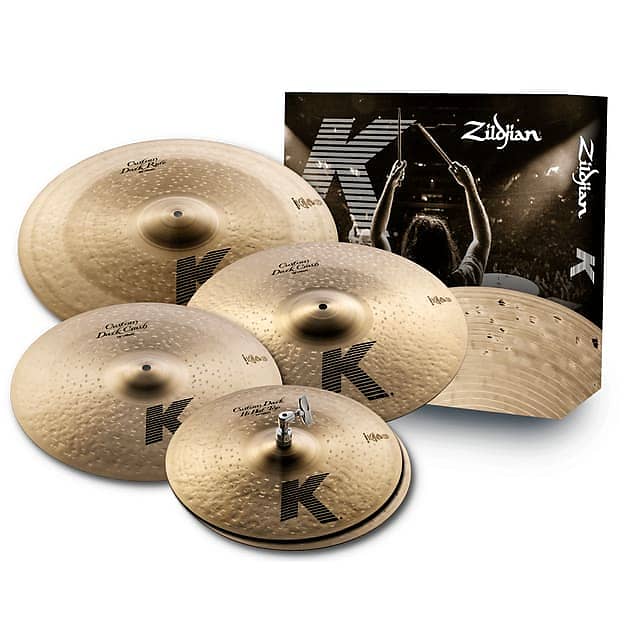 Zildjian K Custom Dark Cymbal Pack KCD900 | 14, 16, 18, 20" image 1