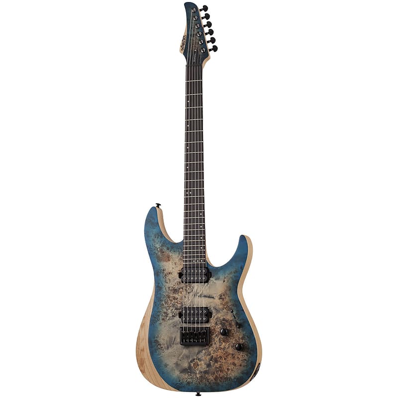 Schecter Reaper-6 Electric Guitar - Satin Sky Burst | Sweetwater