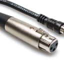 Hosa XRF-110 10 FT Unbalanced Interconnect XLR3F to RCA Cable