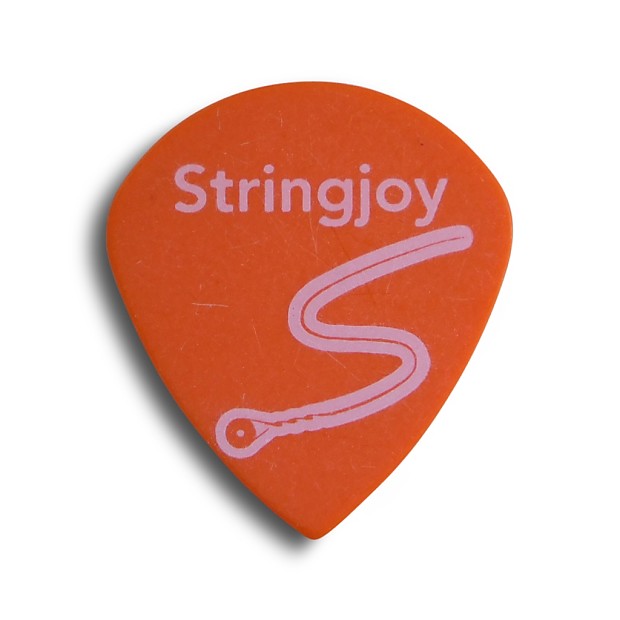 Stringjoy .60mm Orange Soda Jumbo Jazz Picks 10 pack