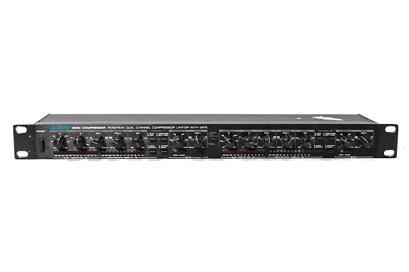 Alesis 3630 Dual-Channel Compressor / Limiter with Gate | Reverb