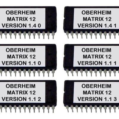 Oberheim Matrix 12 firmware Latest OS upgrade EPROM Voice 1.4 CPU 1.1 Matrix12 Japanese Version