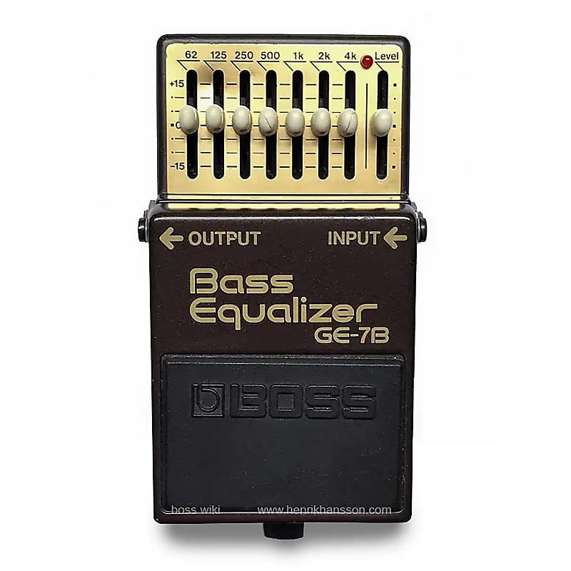 Boss GE-7B Bass Equalizer (Black Label) image 1