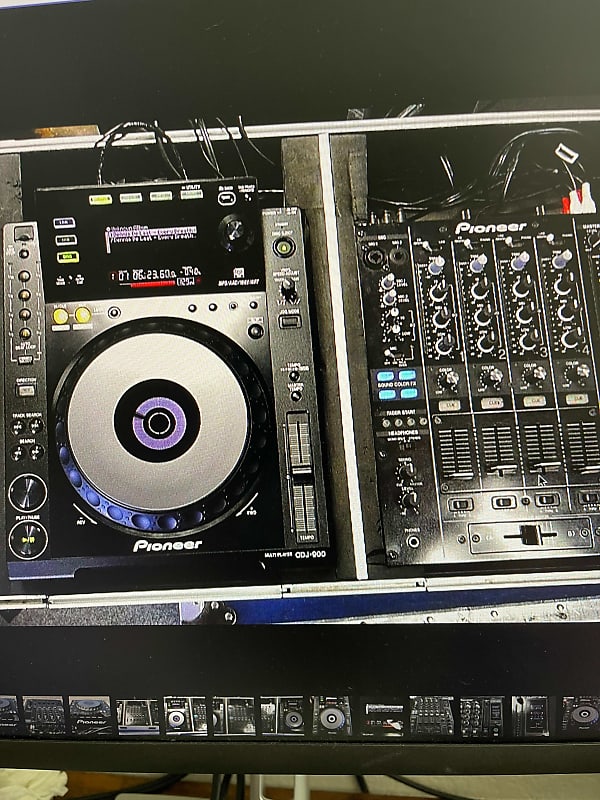 Pioneer CDJ-900 & DJM-800 セット Pioneer DJM-800 Mixer + 2 CDJ-900 Players | Reverb