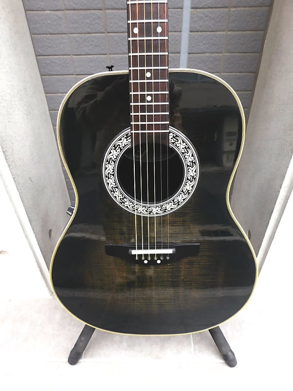 Ovation Pinnacle 371T Made in JAPAN 1990' - Black image 1
