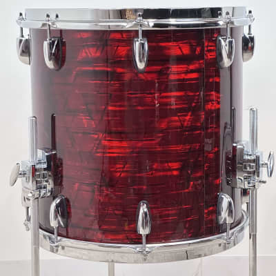 Gretsch 24/12/14/16/5.5x14" Brooklyn Drum Set - Red Oyster Pearl image 17