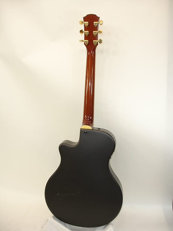 Yamaha APX-7 Acoustic Electric Guitar, Black w/ Case | Reverb