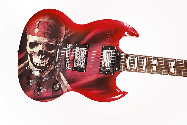 Epiphone sg pirates of the caribbean cheap