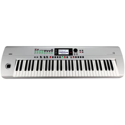 Korg i3 Music Workstation Arranger Keyboard, Silver