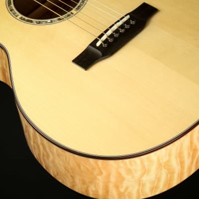 Breedlove - Master Class Atlantic Orchestra OM Adirondack Spruce Top with Quilted Maple Back and Sides and Big Leaf Maple Neck - Breedlove Guitars - Guitar with Hard Shell Case image 24