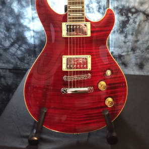 Cort M600 Black Cherry Flame Maple Top w/ HB102 Duncan