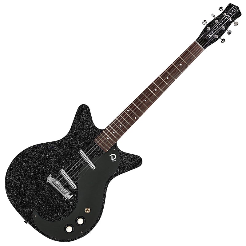 Danelectro Blackout '59M NOS+ Electric Guitar ~ Black Metalflake image 1