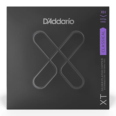 D'Addario XTC44 XT Series Classical Guitar Strings, Silver Plated, Extra Hard Tension image 1