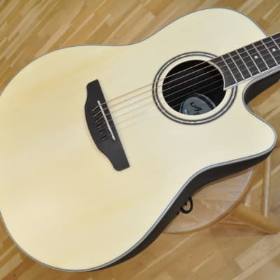 OVATION APPLAUSE Balladeer AB24 4S Natural Satin / Mid Depth Acoustic/Electric Folk Guitar / AB24-4S image 1