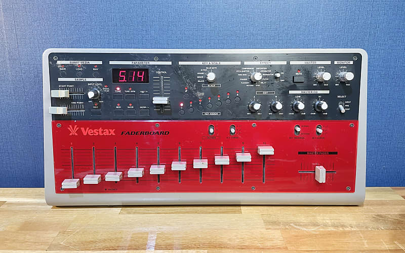 [Extremely Rare] Vestax Faderboard Sampler / Synthesizer