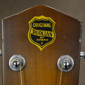 1988 Dobro Model 90 Duolian Bottleneck Acoustic Resonator Guitar with Hardshell Case image 2