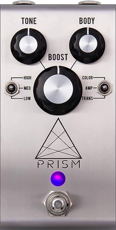 Jackson Audio PRISM Boost, Buffer, and EQ Pedal - Stainless Steel image 1