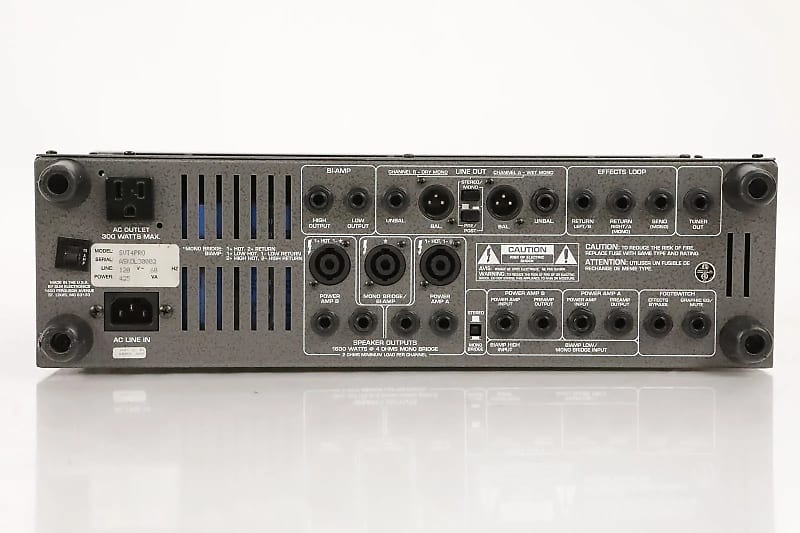 Ampeg SVT-4 PRO 1200-Watt Bass Amp Head 1997 - 2006 image 2