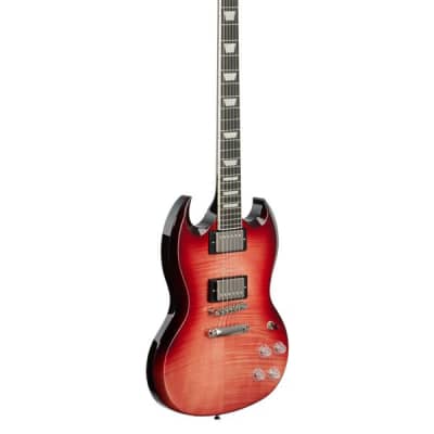 Epiphone Exclusive Run SG Modern Figured Guitar Trans Red image 8