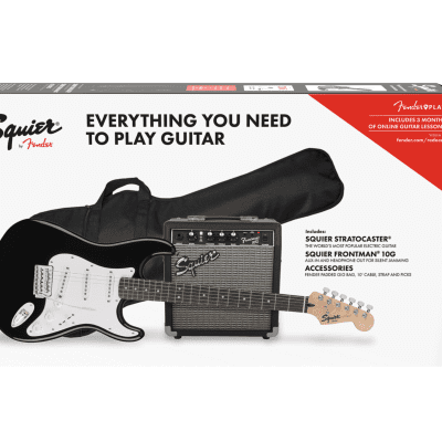 Squier Stratocaster Pack Black image 2