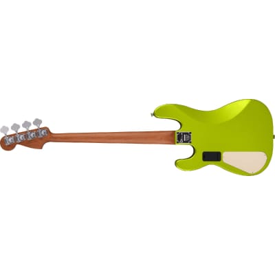 Charvel Pro-Mod San Dimas Bass PJ IV - Lime Green Metallic image 2