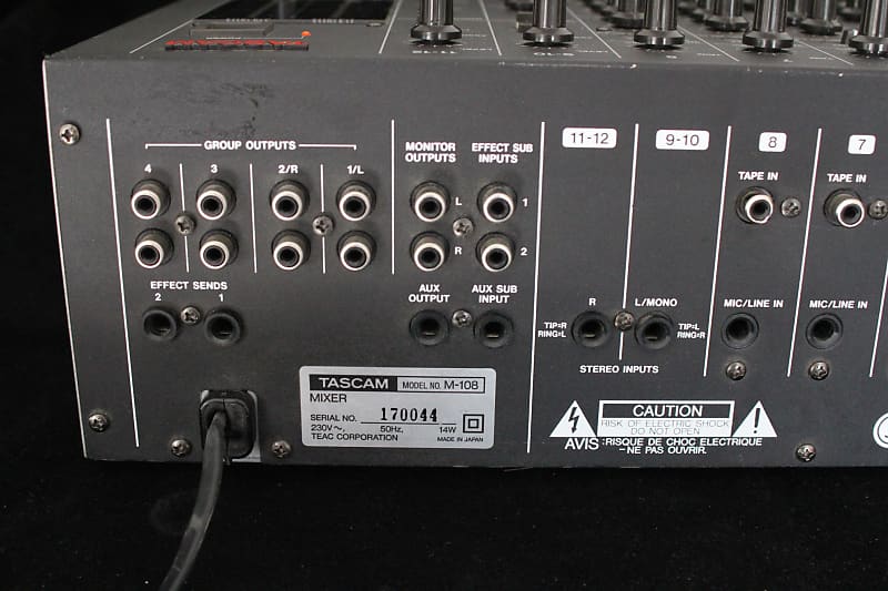 TASCAM M-108 アナログミキサー Tascam M-108 | Reverb
