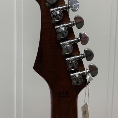 Aria Pro II Mac Deluxe Electric Guitar - Black - Floor Model w/FREE GUITAR PEDAL image 5