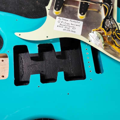 MyDream Partcaster Custom Built -  Turquoise Gilmour image 12