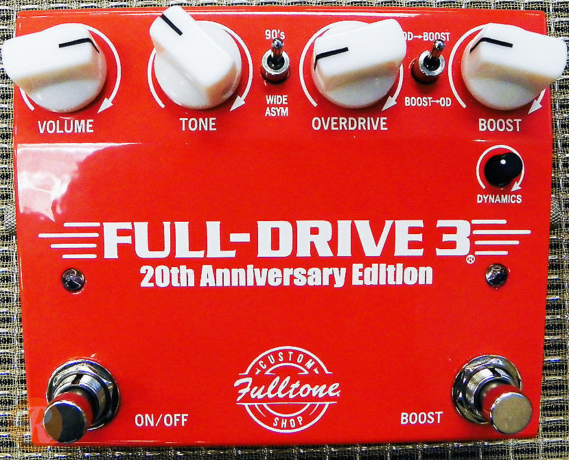 Fulltone Custom Shop FD-3 Full Drive 3 20th Anniversary Edition Dual  Overdrive Pedal | Reverb