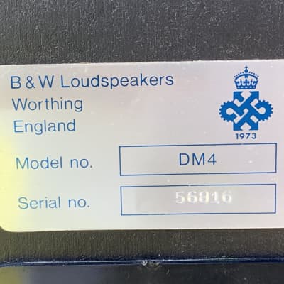 B&W DM4 Classic UK Bookshelf Speakers image 10
