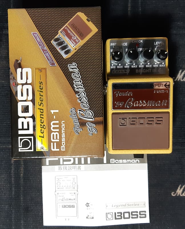 美品　BOSS FBM-1 Fender '59 Bassman ボス Boss FBM-1 Fender '59 Bassman Pedal | Sweetwater