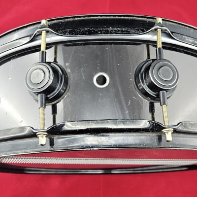 DW 5x14 Snare Drum: Black Nickel Over Brass 2000s - Black Nickel image 3