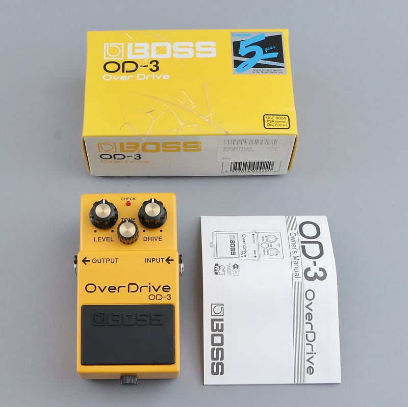 Boss OD-3 Overdrive Guitar Effects Pedal P-22095