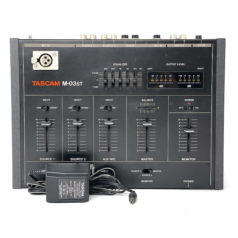 Tascam M-03ST w/ Power supply Very Rare! Vintage 3 Channel