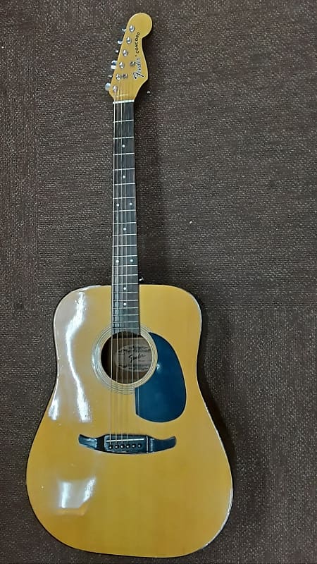 80s Fender Concord Acoustic Guitar w/hard case | Reverb