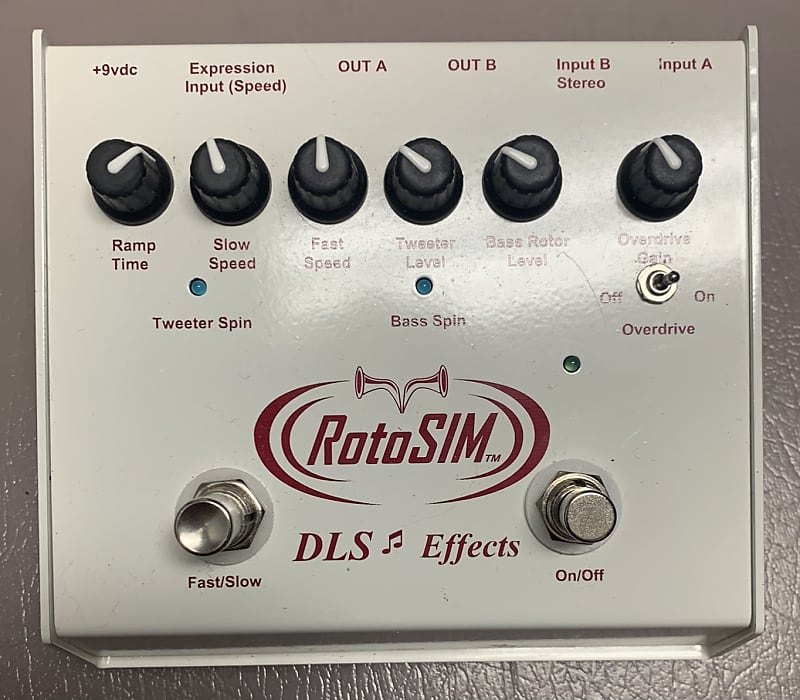 Dls Effects Roto Sim Leslie Simulator Pedal Sounds Great Reverb