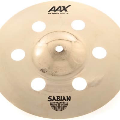 Sabian 10 inch AAX Air Splash Cymbal - Brilliant Finish image 1