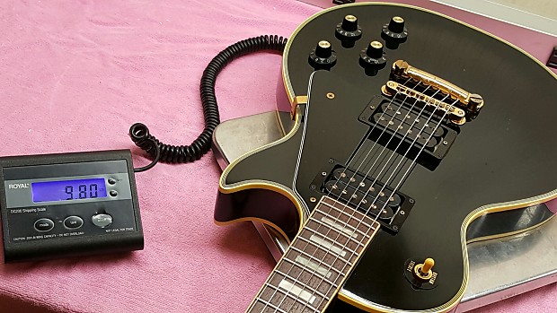 Greco Super Real Les Paul Custom Screamin 1982 Black Beauty