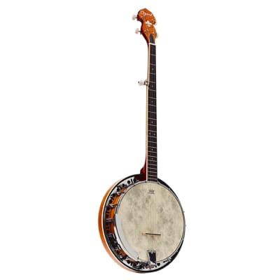 Ozark 5 String Banjo Transparent Finish - Cherry Sunburst image 1