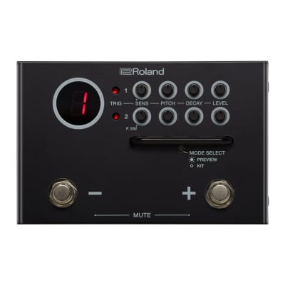 Roland TM-1 Dual Input Trigger Module with a Stompbox-style Design, WAV Manager Application and 15 Onboard Sound Kits
