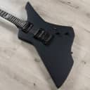 ESP LTD James Hetfield Signature Snakebyte Guitar, Black Satin, Hard Case