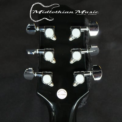 J. Reynolds Les Paul Style Electric Guitar - Black Finish image 8