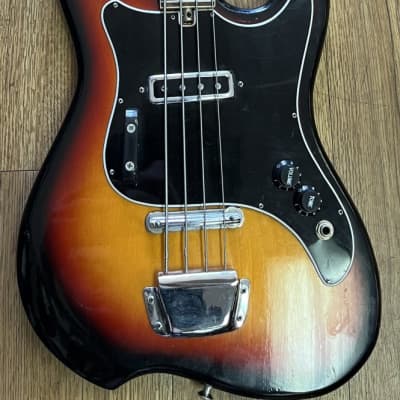 HEIT DELUXE SUPER SHORT SCALE BASS 1960'S SUNBURST (USED) for sale