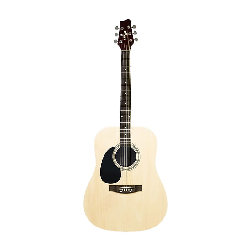 Stagg 3/4 Left-Handed Dreadnought Acoustic Guitar - Natural