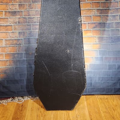 Coffin Case Guitar Case Black/Red Interior for sale