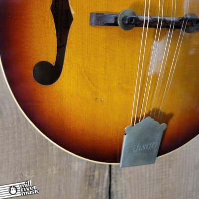 Gibson A-50 Style A Mandolin Sunburst Vintage 1970s w/ Deluxe Gig Bag image 4