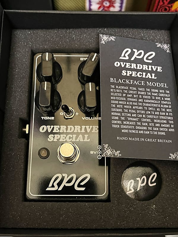 British Pedal Company Dumble-Style Blackface Pedal | Reverb