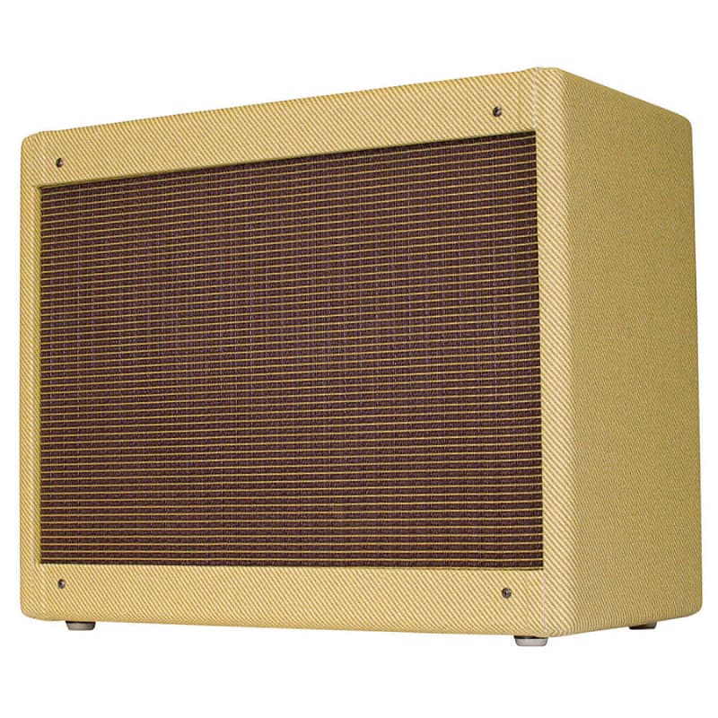 Mojotone Tweed 1x12 Extension Cabinet LOADED w/ Jensen C12Q Speaker image 1