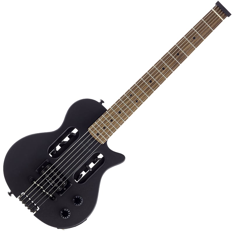 Traveler Guitar EG-1 Blackout Electric Travel Guitar (Matte Black) image 1